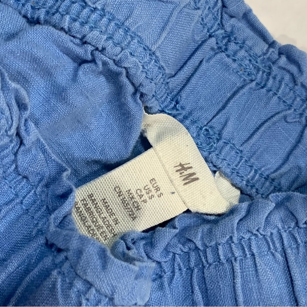 H&M High Waist Blue Women's Shorts - Picture 2 of 2